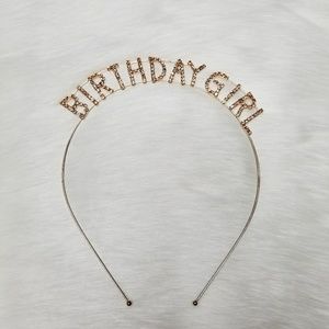 Rose Gold "Birthday Girl" Headband